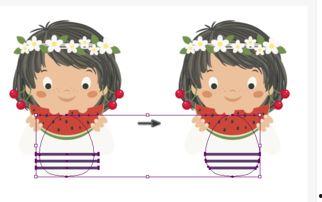 吃瓜娃娃插画教程,轻松绘制可爱瓜娃子的步骤解析